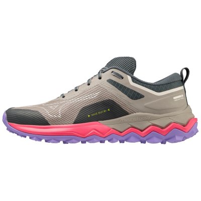 Zapatillas Para Correr Mizuno WAVE Ibuki 4 Mujer - Grises / Rosas / Morados - Chile M284YDATHO